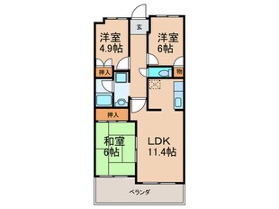 エクセレント今川の物件間取画像